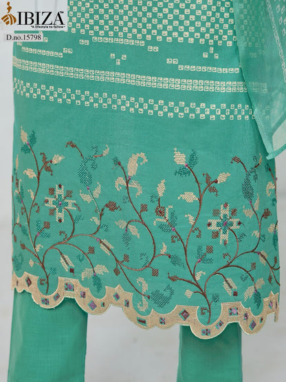 Galexy Ibiza Cambric Cotton Pant Style Suits Supplier India