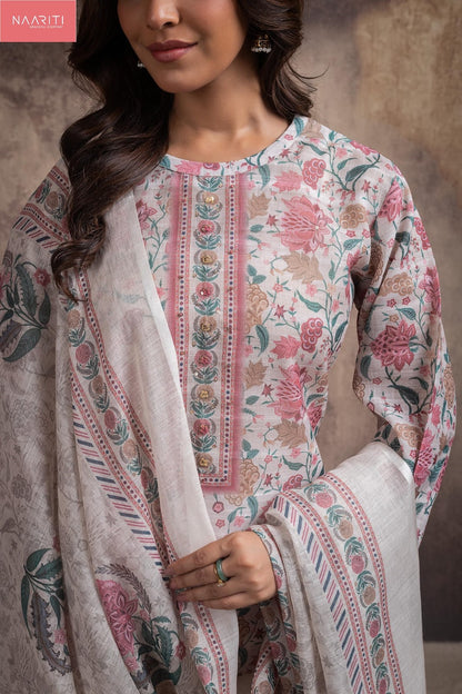 Gama 5567 Naariti Slub Linen Pant Style Suits Wholesaler