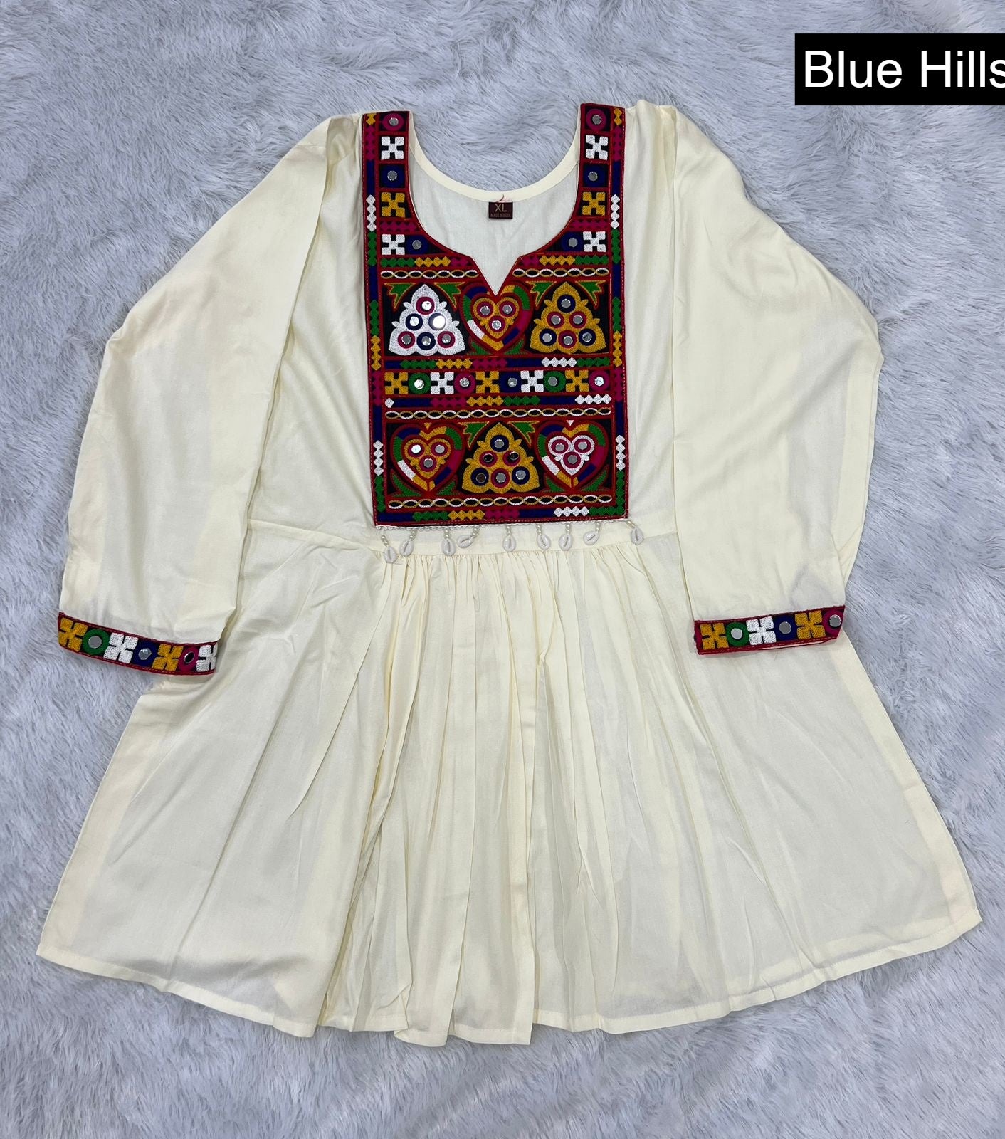 Gamthi Blue Hills Heavy Rayon Fancy Tops Wholesaler Ahmedabad