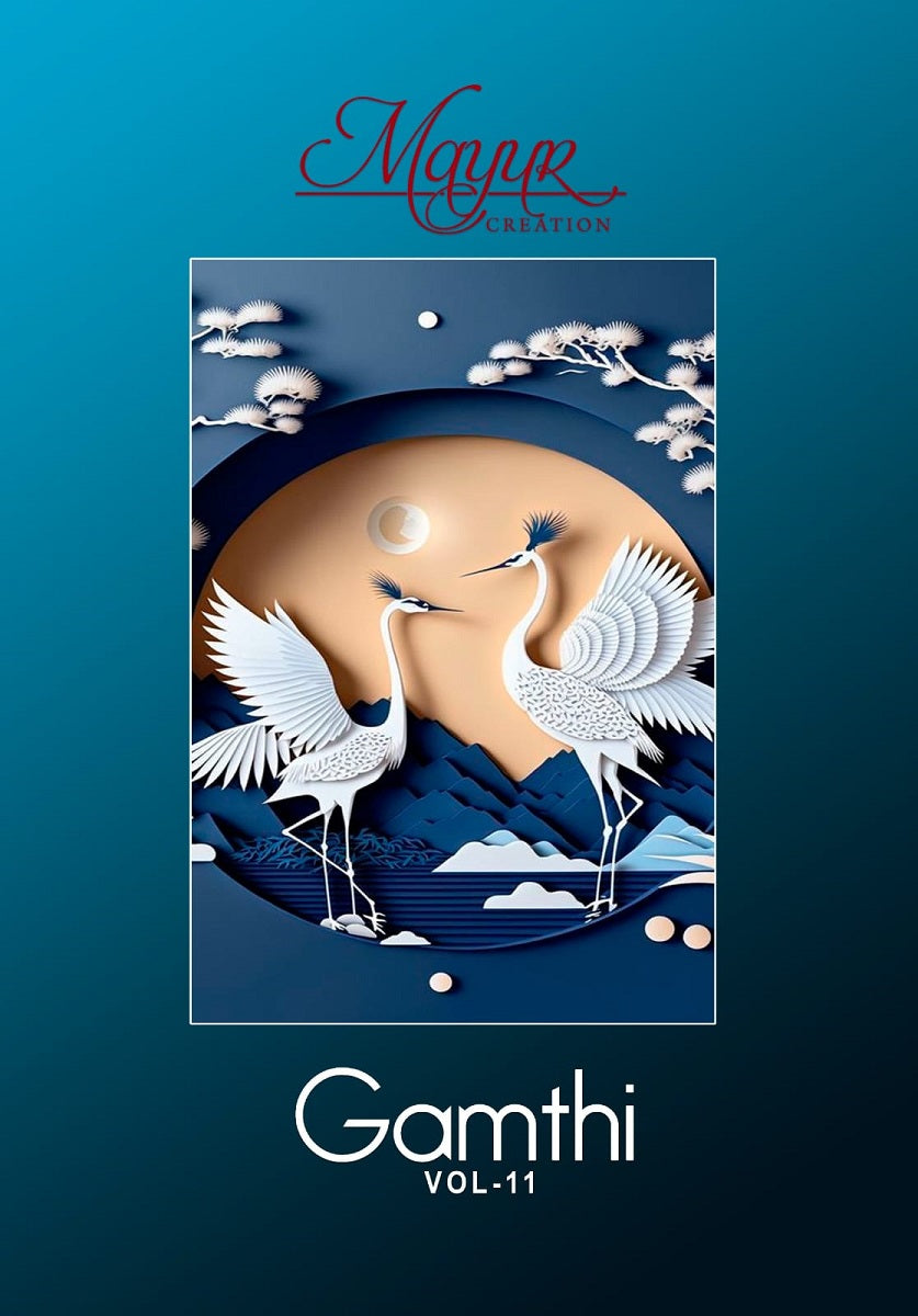 Gamthi Vol 11 Mayur Creation Cotton Dress Material Manufacturer Ahmedabad