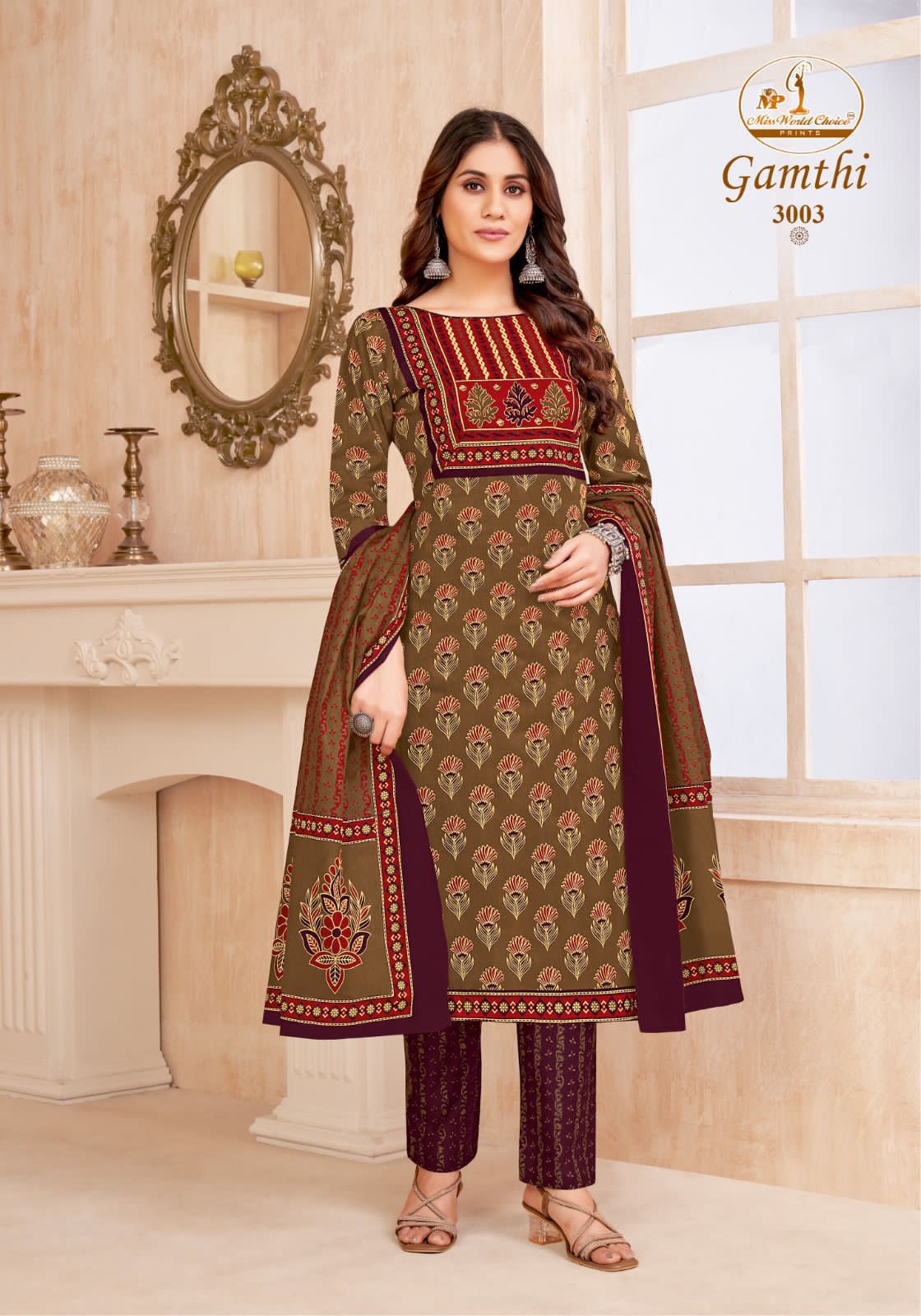 Gamthi Vol 3 Miss World Choice Cotton Dress Material Exporter