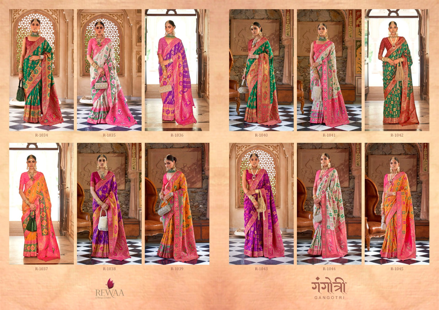 Gangotri Rewaa Banarasi Silk Sarees Exporter India