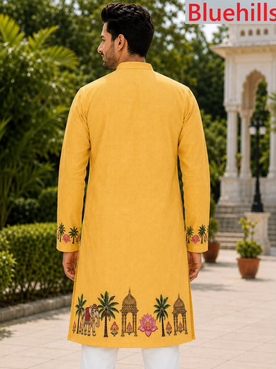 Ganpati Special 2026 Bluehills Cotton Mens Kurta Wholesaler Ahmedabad