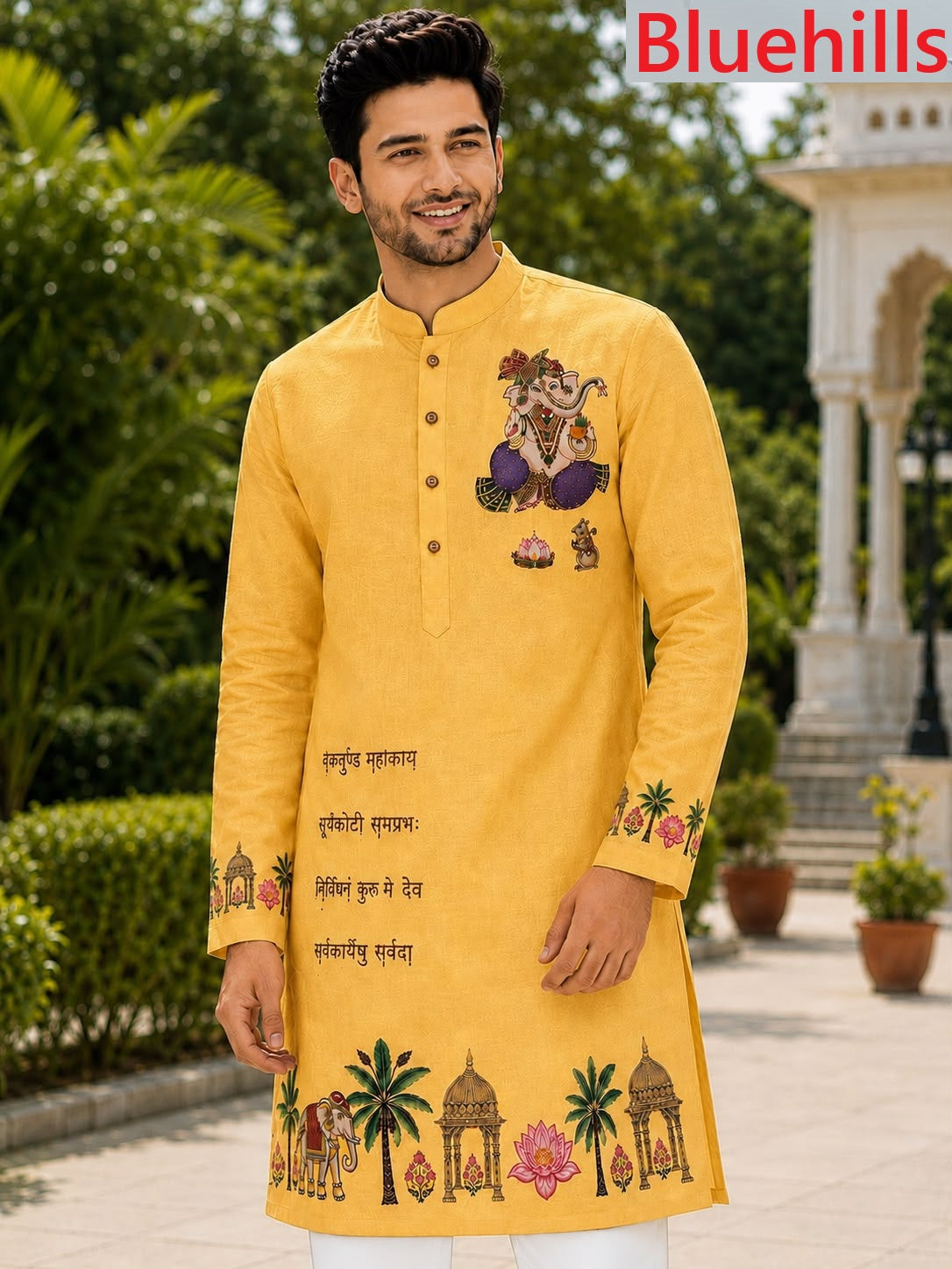 Ganpati Special 2026 Bluehills Cotton Mens Kurta Wholesaler Ahmedabad