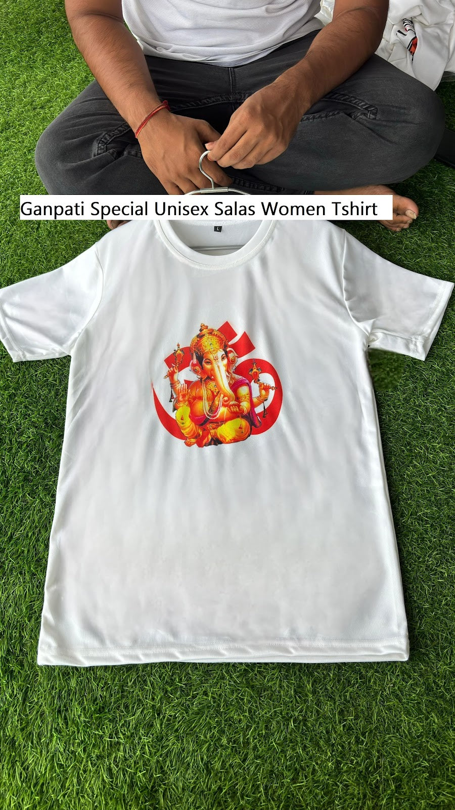 Ganpati Special Unisex Salas Women Tshirt Wholesaler India