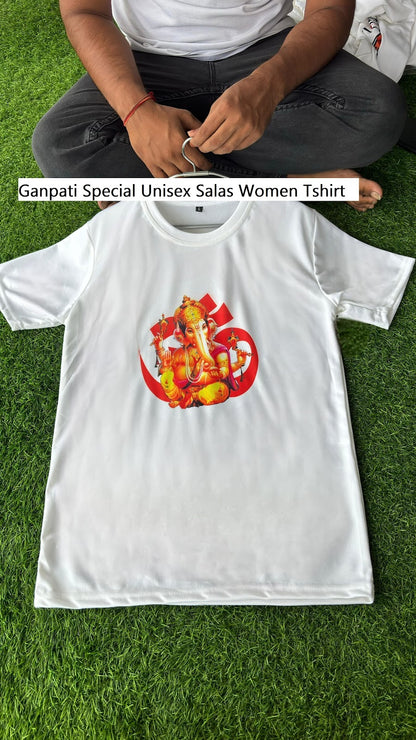 Ganpati Special Unisex Salas Women Tshirt Wholesaler India