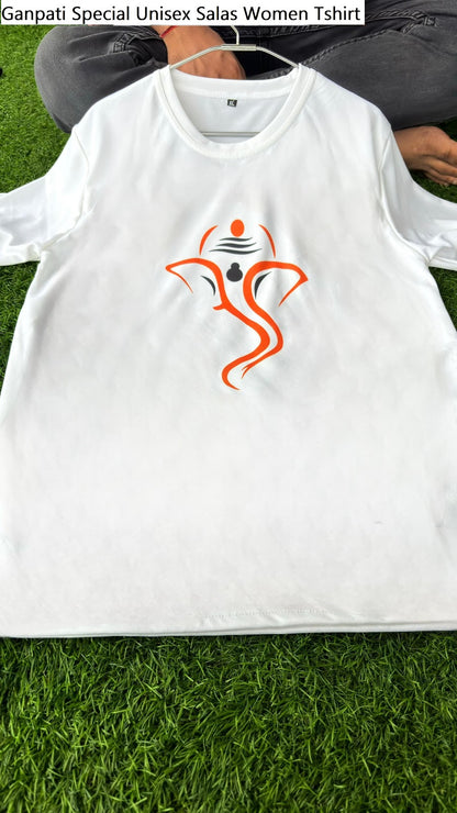 Ganpati Special Unisex Salas Women Tshirt Wholesaler India