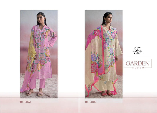 Garden Bloom Tm Cotton Lawn Pant Style Suits Exporter Ahmedabad