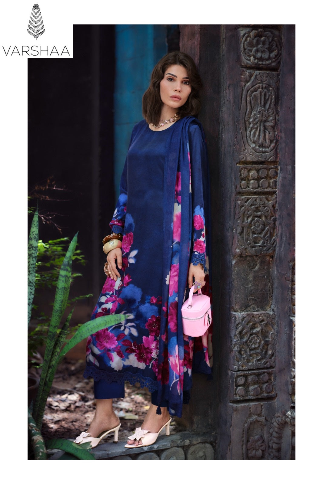 Garden Memoir Varshaa Viscose Crape Pant Style Suits Manufacturer