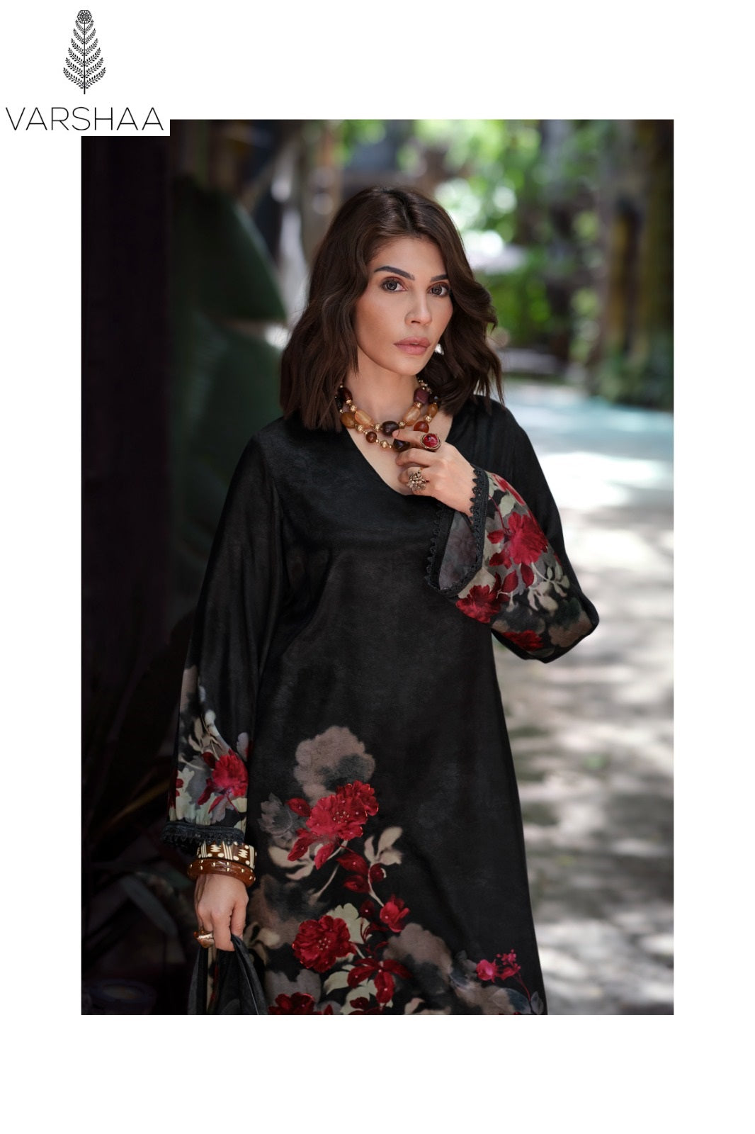 Garden Memoir Varshaa Viscose Crape Pant Style Suits Manufacturer