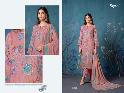 Garden Mist Reyna Habutai Silk Pant Style Suits Wholesaler Gujarat