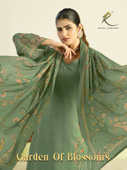 Garden Of Blossoms 73437 Rakhi Fashion Cotton Pant Style Suits Wholesaler India