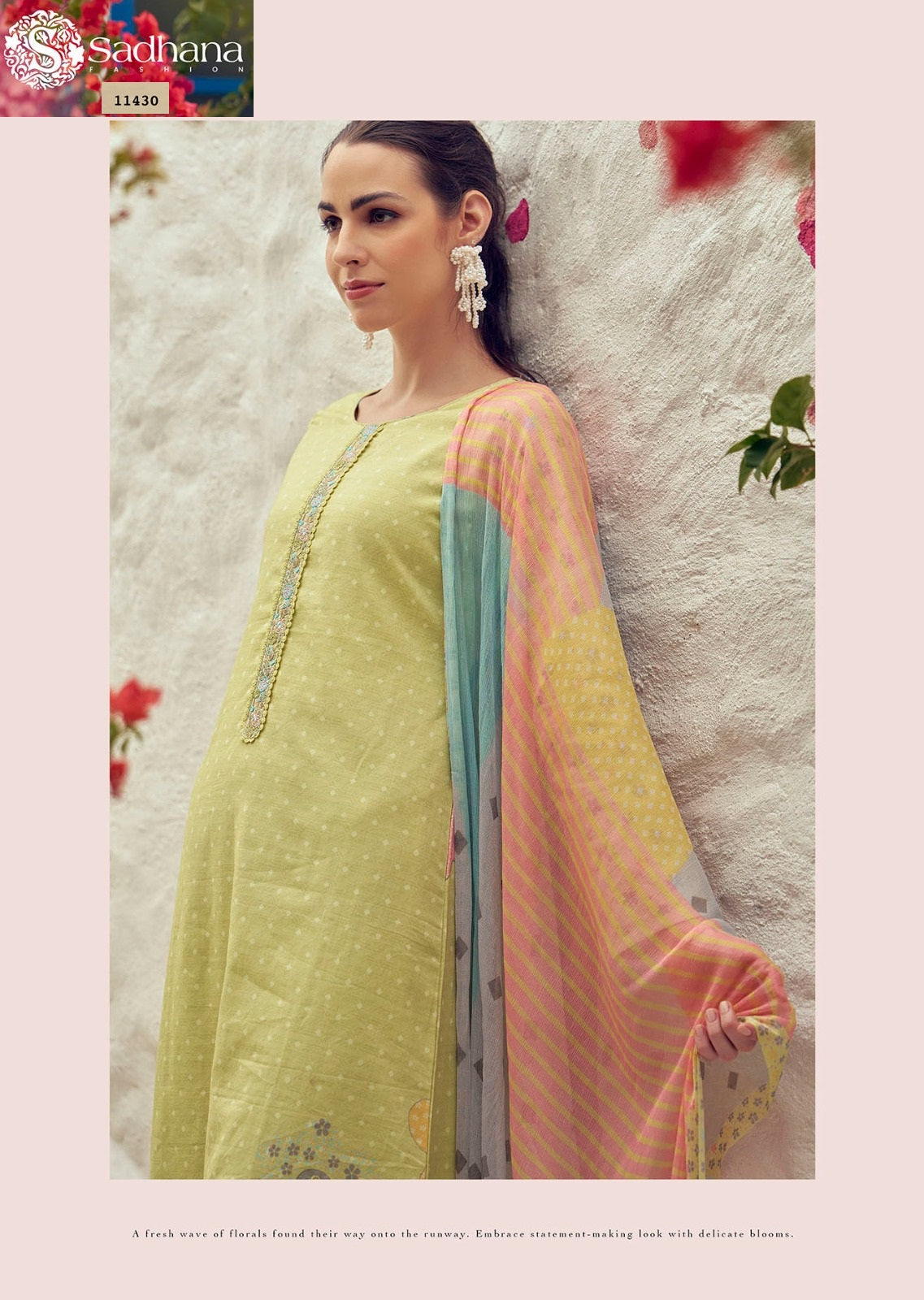 Garden Of Eden Sadhana Pure Lawn Plazzo Style Suits Exporter Gujarat