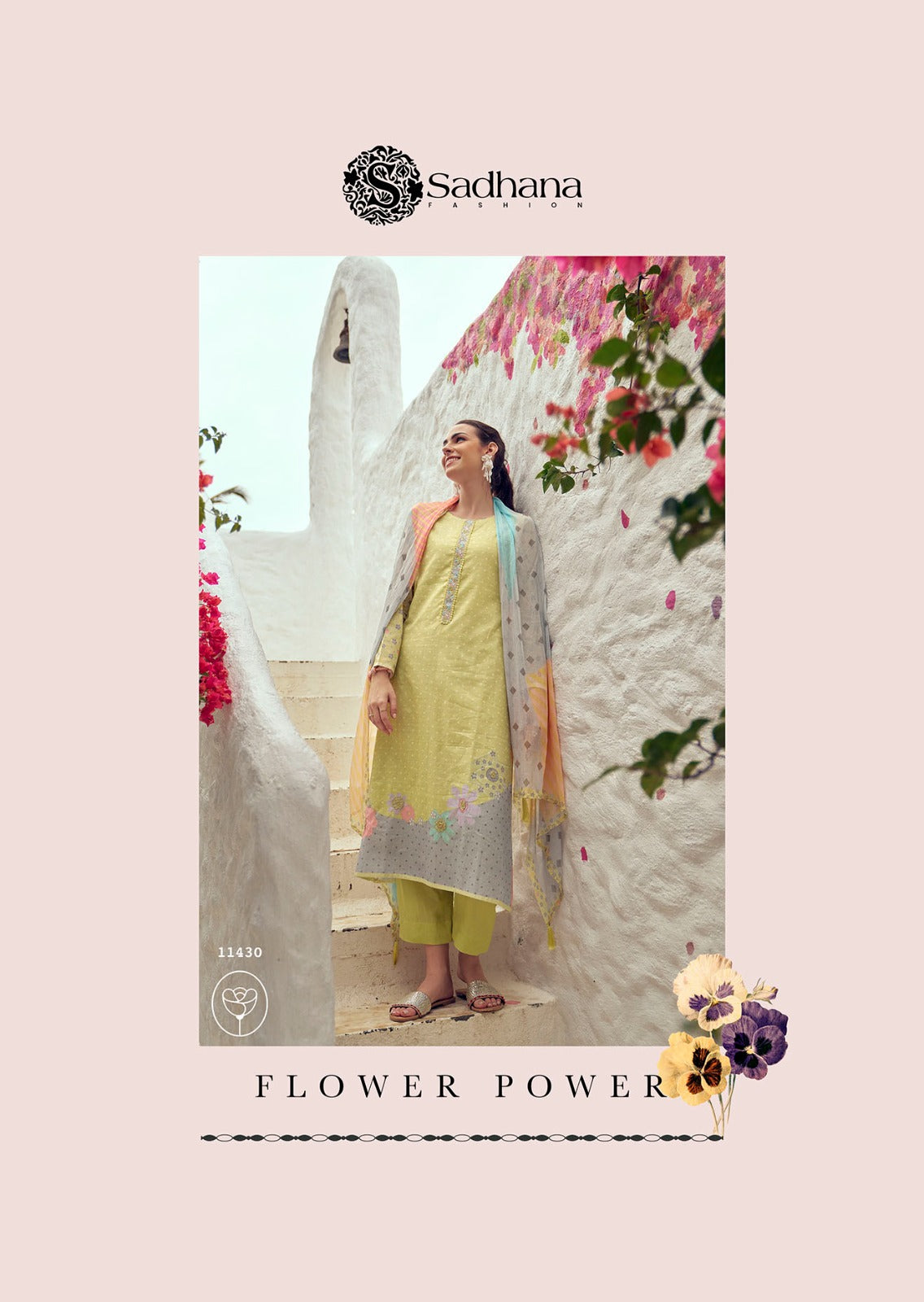 Garden Of Eden Sadhana Pure Lawn Plazzo Style Suits Exporter Gujarat