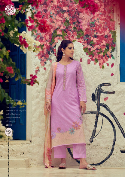 Garden Of Eden Sadhana Pure Lawn Plazzo Style Suits Exporter Gujarat