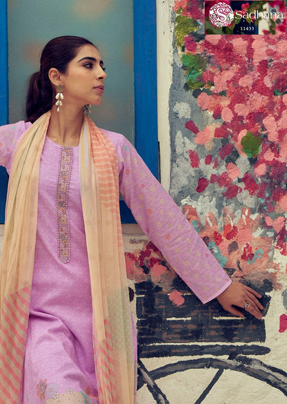 Garden Of Eden Sadhana Pure Lawn Plazzo Style Suits Exporter Gujarat