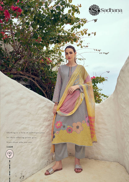 Garden Of Eden Sadhana Pure Lawn Plazzo Style Suits Exporter Gujarat