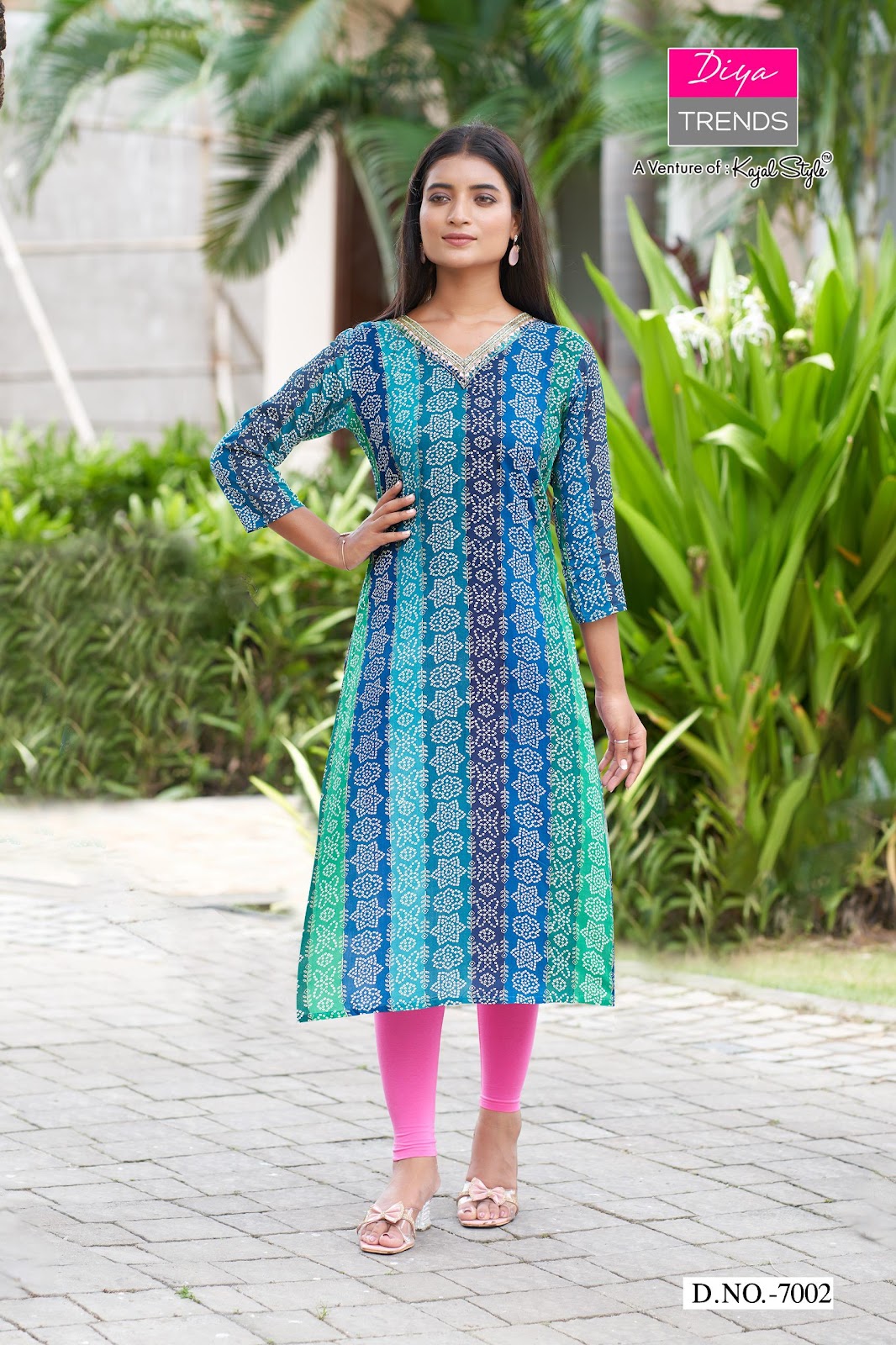 Gardencity 8 Diya Trends Rayon Straight Cut Kurtis Wholesaler