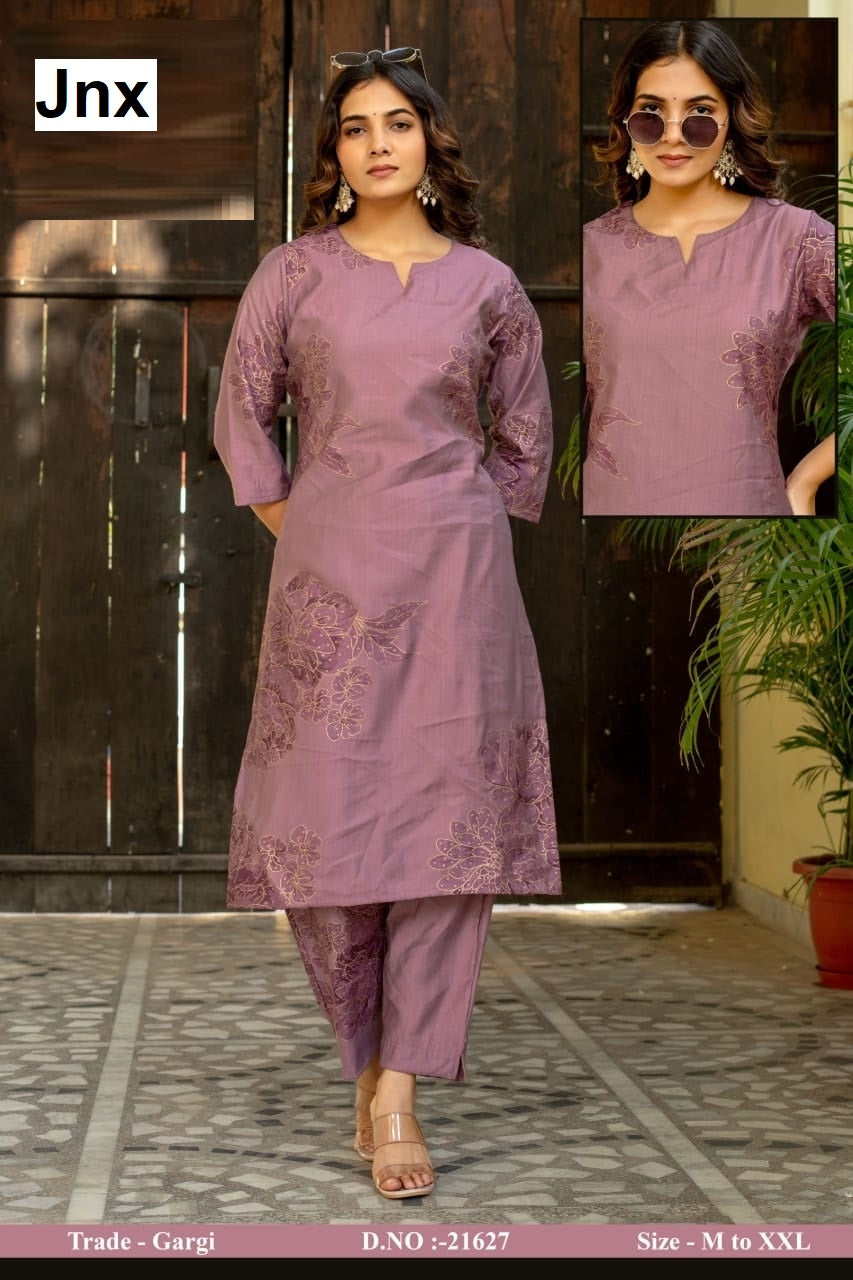 Gargi Jnx Kurti Pant Set Exporter Ahmedabad