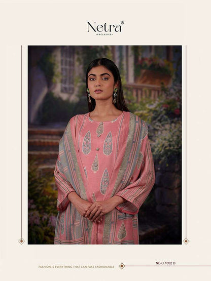 Gargi Netra Pure Bemberg Muslin Pant Style Suits Wholesaler Gujarat