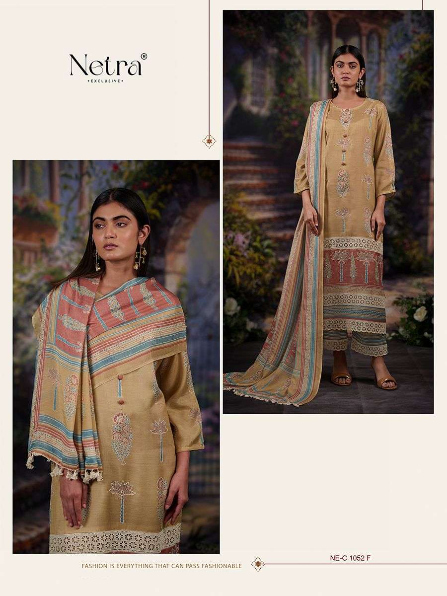 Gargi Netra Pure Bemberg Muslin Pant Style Suits Wholesaler Gujarat