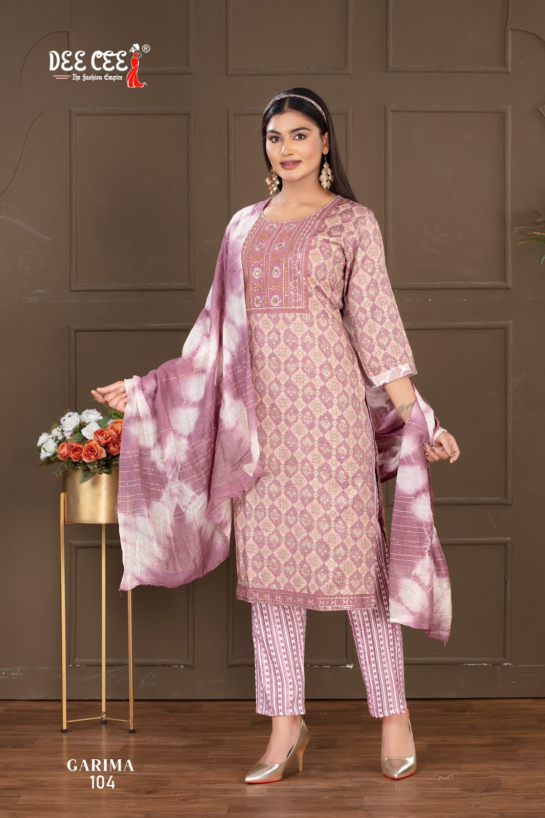 Garima Deecee Rayon Capsule Readymade Pant Style Suits Wholesale Price