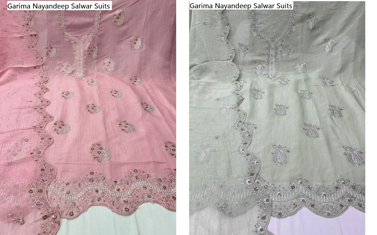 Garima Nayandeep Silk Salwar Suits Supplier Ahmedabad