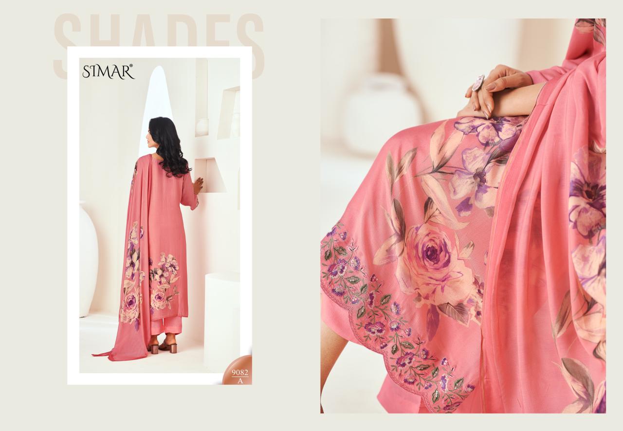 Garima Simar Viscose Muslin Pant Style Suits Manufacturer