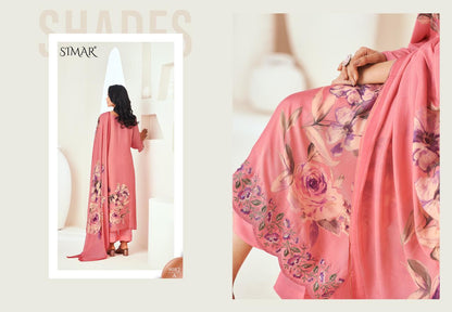 Garima Simar Viscose Muslin Pant Style Suits Manufacturer