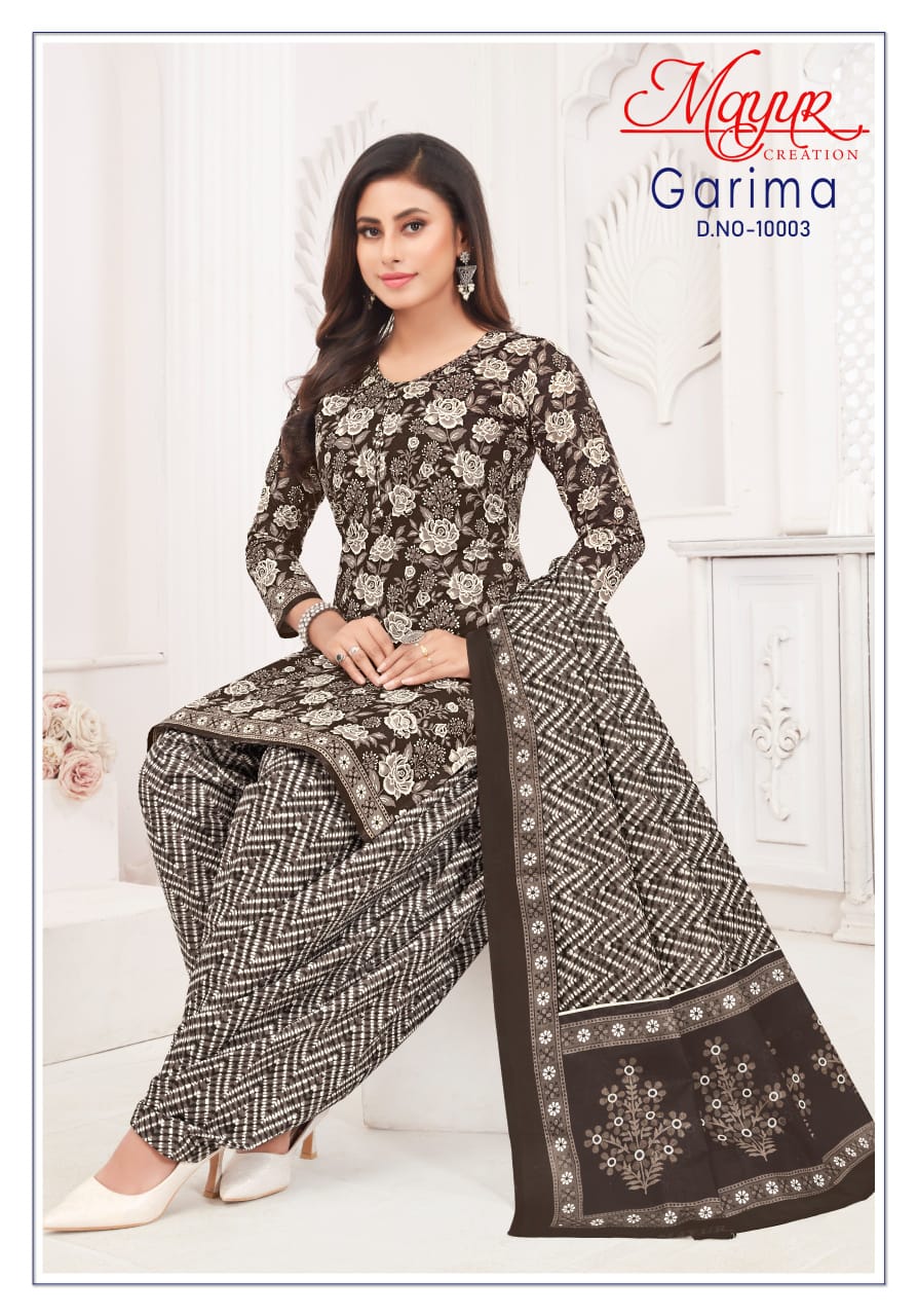 Garima Vol 10 Mayur Creation Cotton Dress Material Wholesale Rate