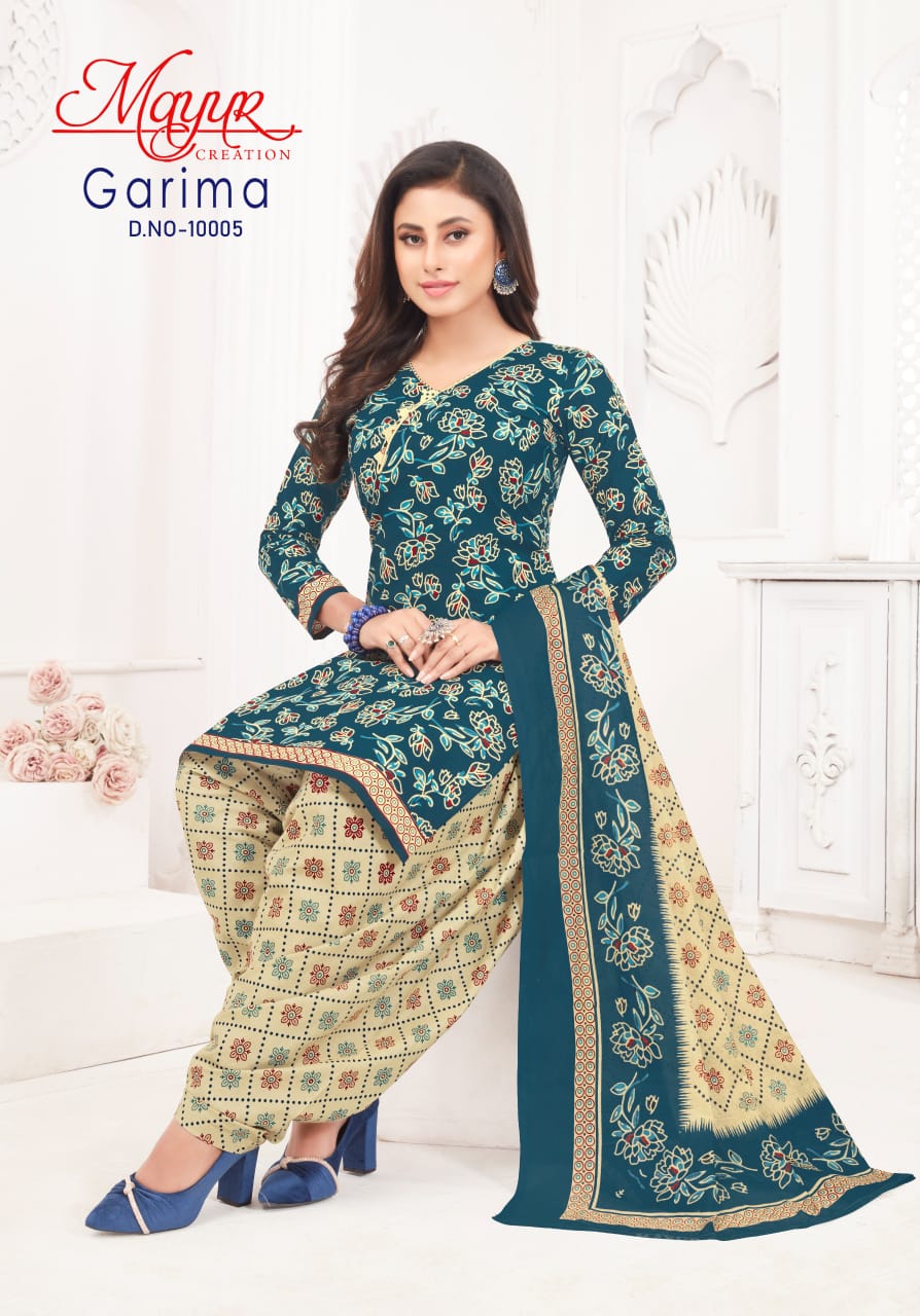 Garima Vol 10 Mayur Creation Cotton Dress Material Wholesale Rate