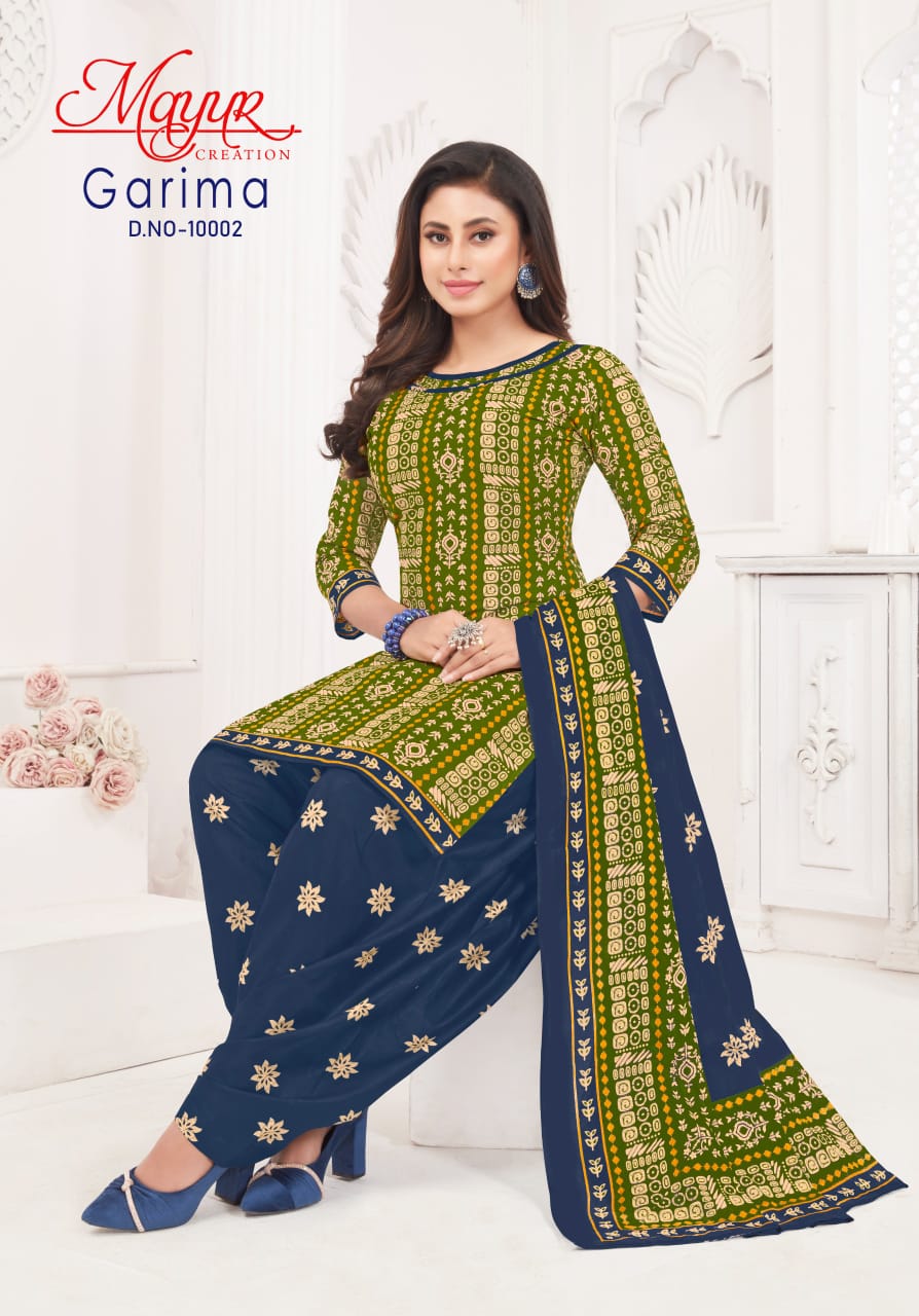 Garima Vol 10 Mayur Creation Cotton Dress Material Wholesale Rate