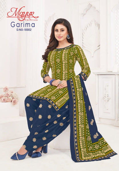 Garima Vol 10 Mayur Creation Cotton Dress Material Wholesale Rate