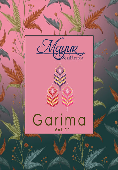 Garima Vol 11 Mayur Creation Cotton Dress Material Manufacturer Gujarat