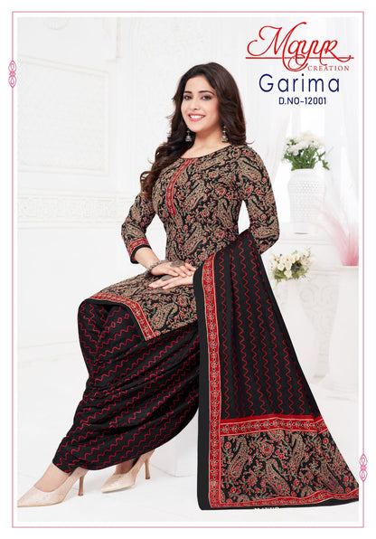 Garima Vol 12 Mayur Creation Cotton Dress Material Exporter Ahmedabad