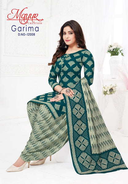 Garima Vol 12 Mayur Creation Cotton Dress Material Exporter Ahmedabad