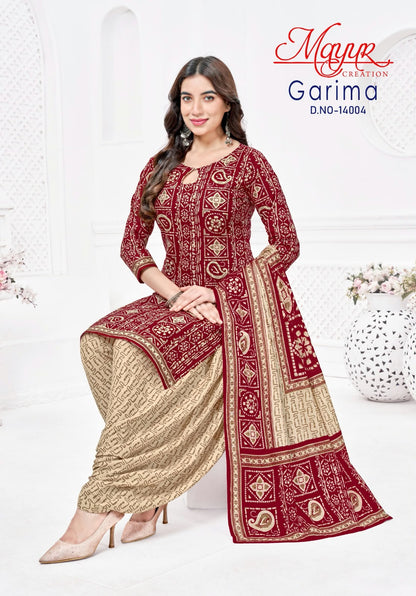 Garima Vol 14 Mayur Creation Cotton Dress Material Manufacturer