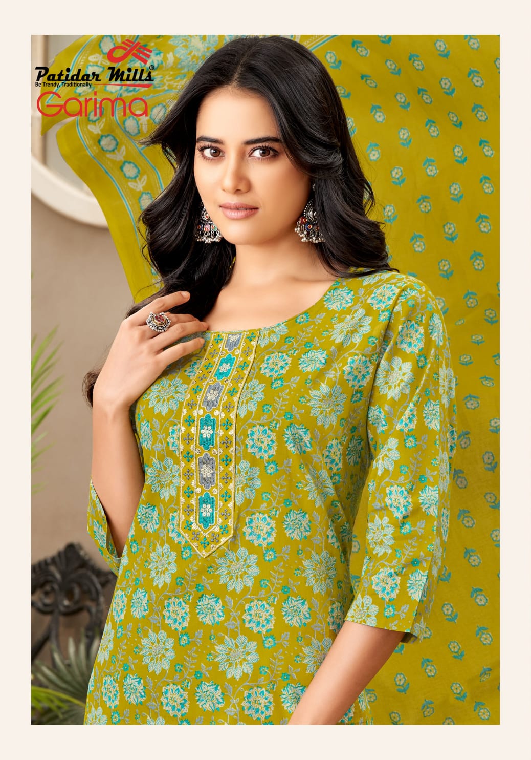 Garima Vol 3 Patidar Mills Readymade Cotton Pant Suits Exporter Gujarat