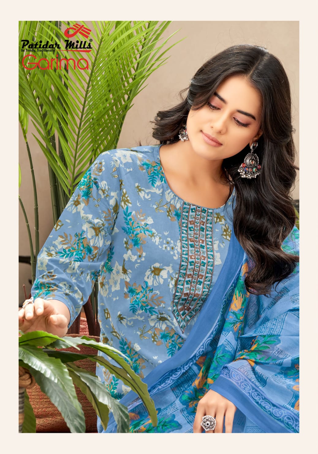 Garima Vol 3 Patidar Mills Readymade Cotton Pant Suits Exporter Gujarat