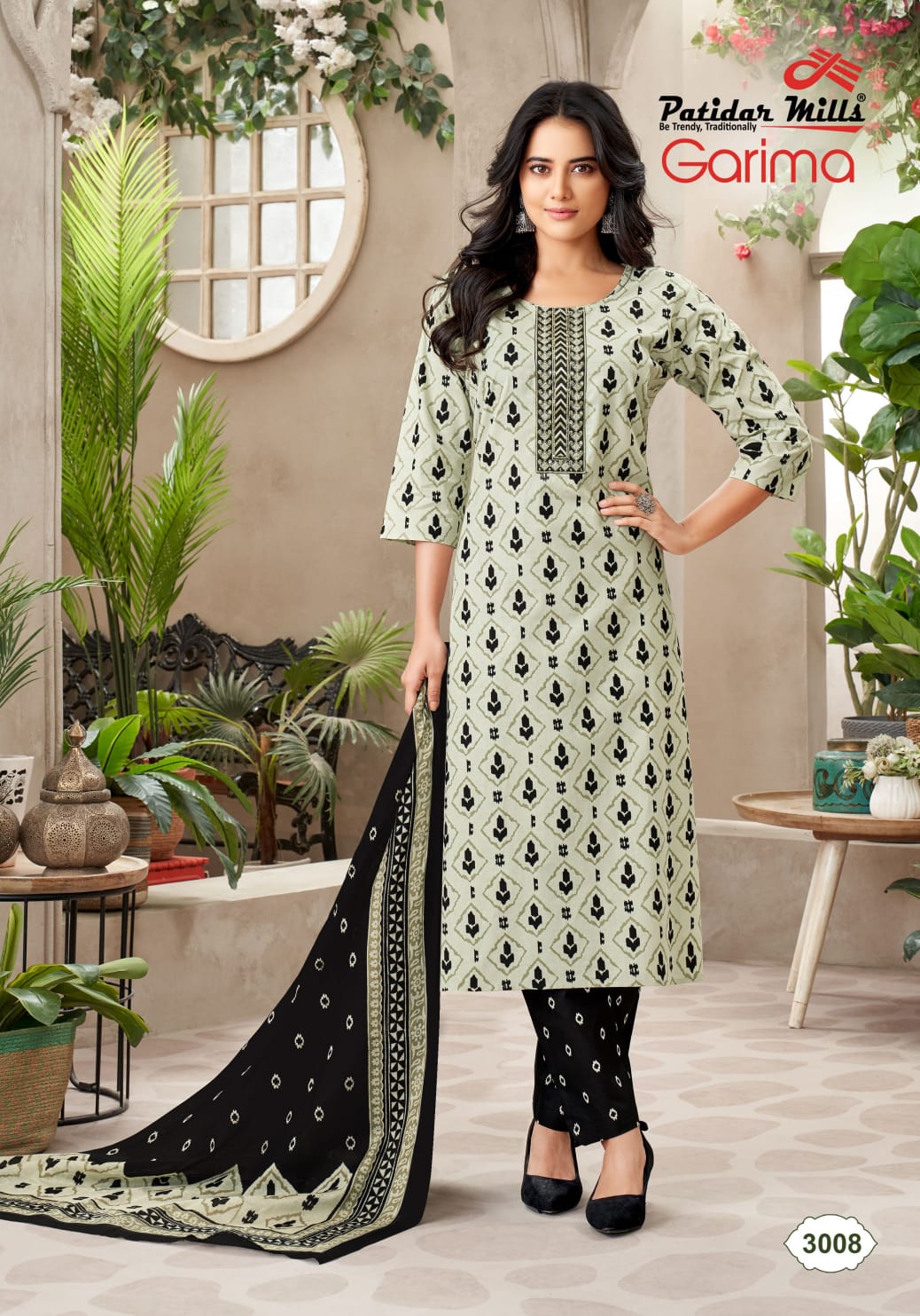 Garima Vol 3 Patidar Mills Readymade Cotton Pant Suits Exporter Gujarat