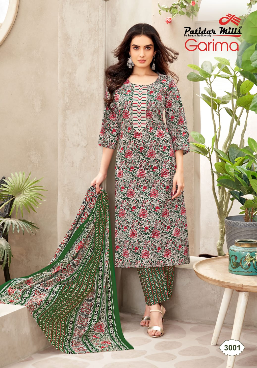 Garima Vol 3 Patidar Mills Readymade Cotton Pant Suits Exporter Gujarat