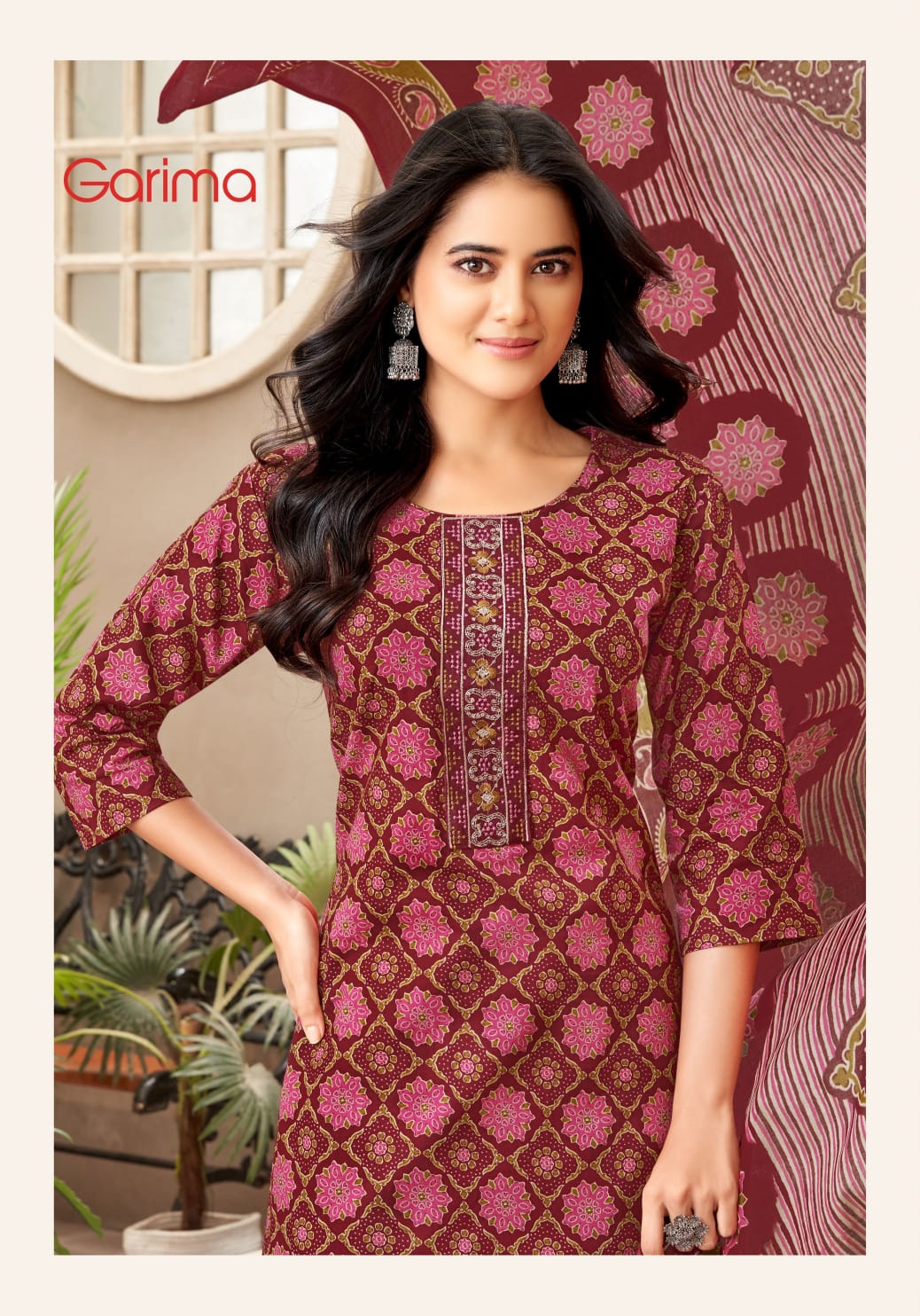 Garima Vol 3 Patidar Mills Readymade Cotton Pant Suits Exporter Gujarat