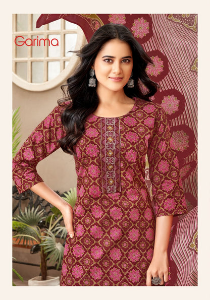 Garima Vol 3 Patidar Mills Readymade Cotton Pant Suits Exporter Gujarat