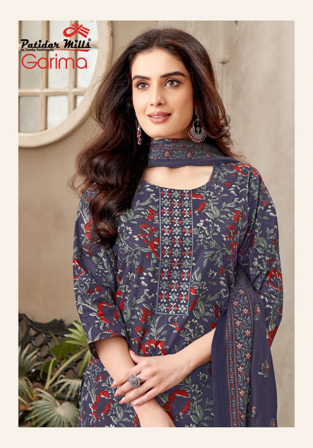 Garima Vol 3 Patidar Mills Readymade Cotton Pant Suits Exporter Gujarat