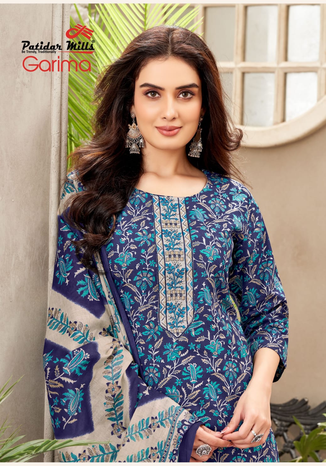 Garima Vol 3 Patidar Mills Readymade Cotton Pant Suits Exporter Gujarat