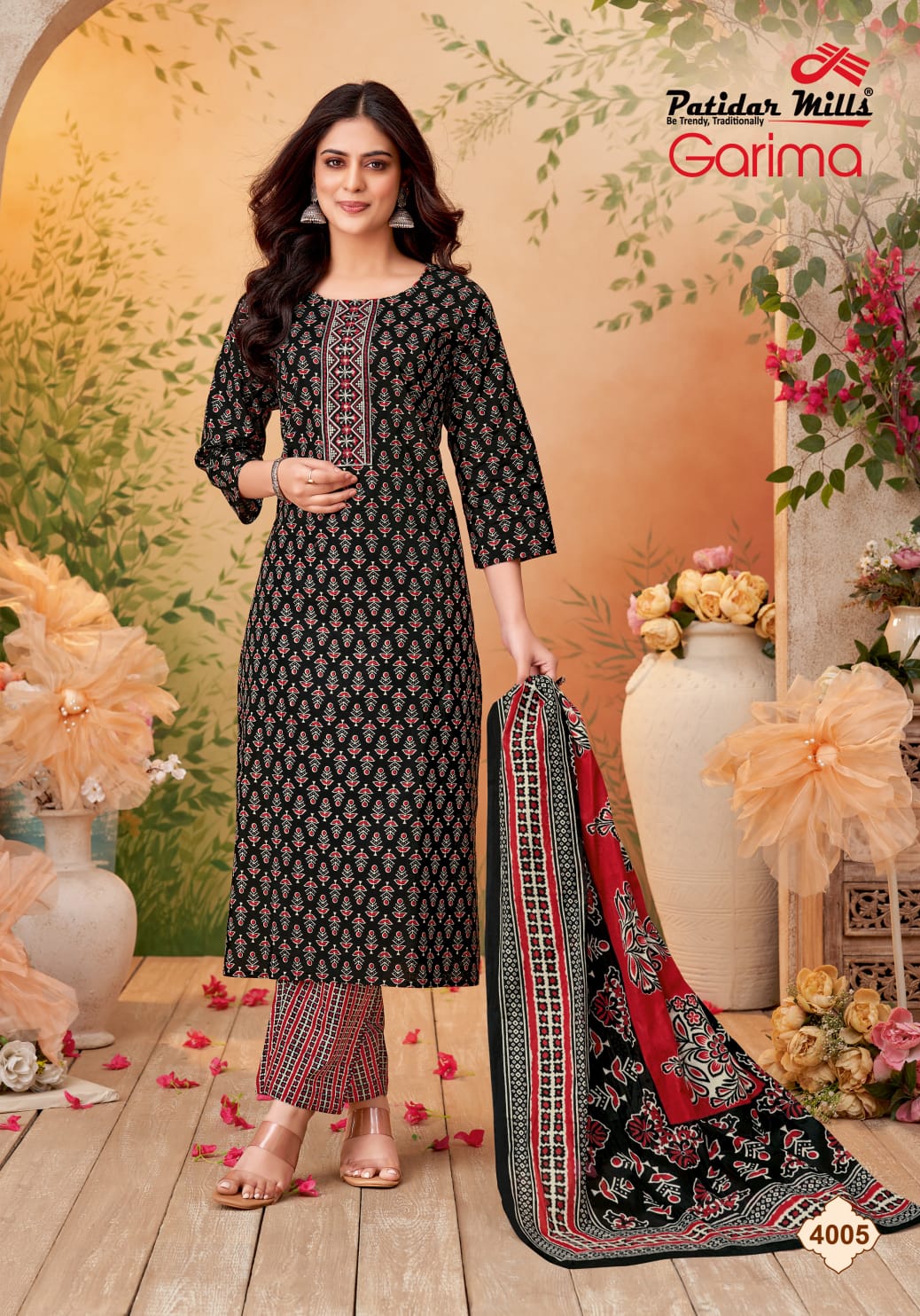 Garima Vol 4 Patidar Mills Readymade Cotton Pant Suits Wholesaler