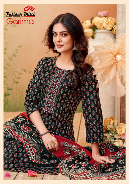 Garima Vol 4 Patidar Mills Readymade Cotton Pant Suits Wholesaler