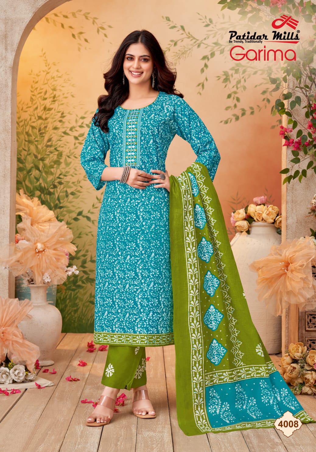 Garima Vol 4 Patidar Mills Readymade Cotton Pant Suits Wholesaler