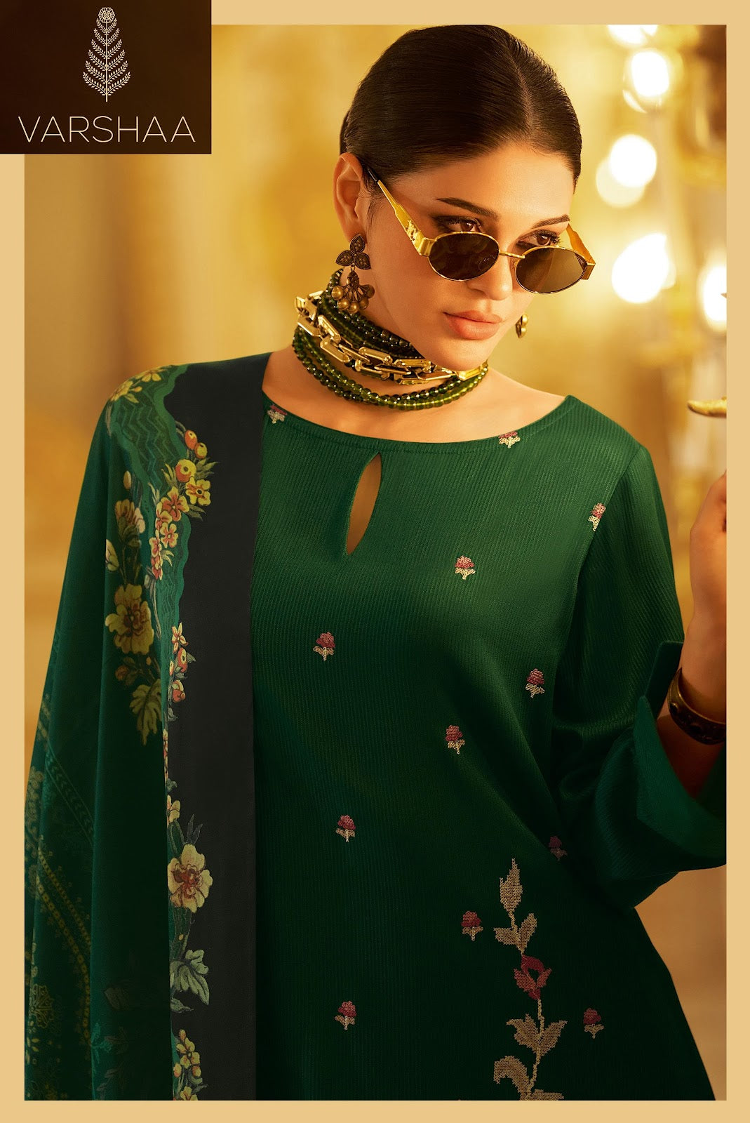 Garnet Varshaa Pashmina Suits Wholesale Rate