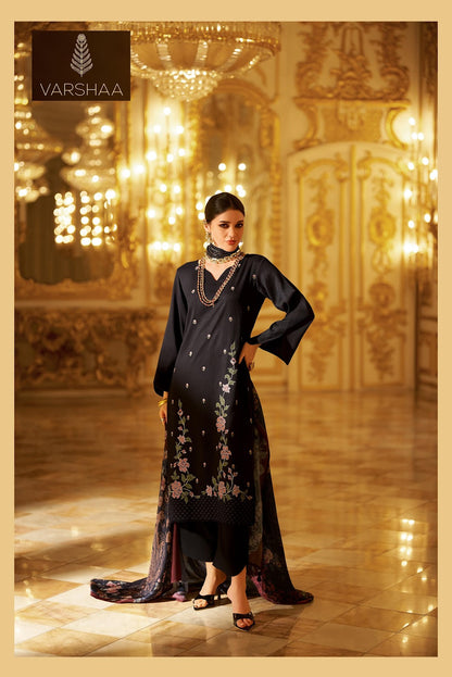 Garnet Varshaa Pashmina Suits Wholesale Rate